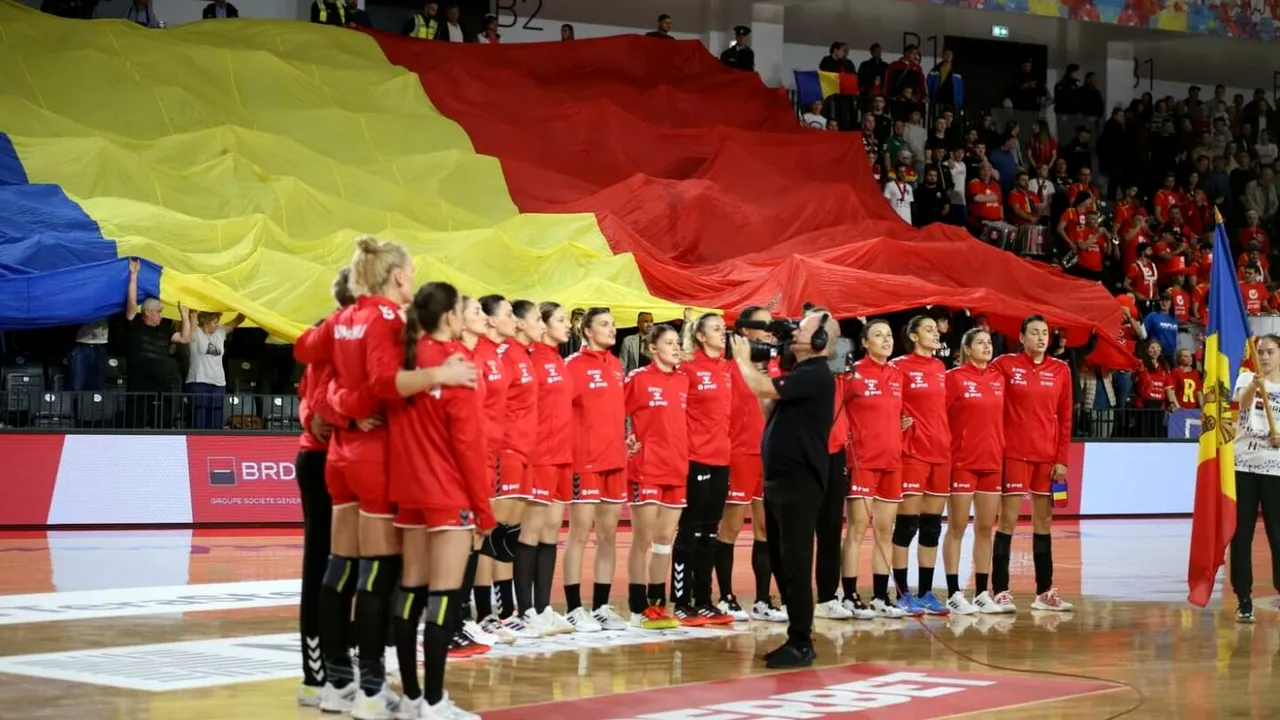 România - Austria 32-32, la Trofeul Carpați de handbal feminin, de la Bistrița! Moment incredibil la intonarea imnurilor naționale