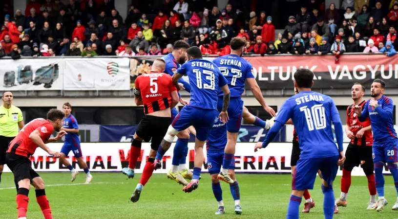 Steaua îi pune prima piedică Ciucului pe teren propriu și îi oprește seria de 12 victorii la rând. Jucătorii lui Robert Ilyeș au fost dezamăgiți, dar antrenorul a fost mândru de ei