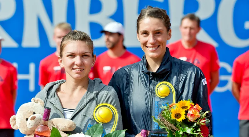 Simona și-a început ascensiunea fulminantă chiar în fața lui Petkovic. Superb: ce spunea germanca după finala pierdută la Nurnberg, contra lui Halep