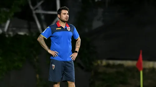 Adrian Mutu ar putea sta pe bancă în partida României U21 cu Malta U21: „Contacții cu test negativ își pot relua activitatea!”