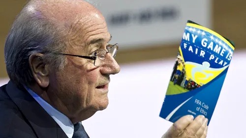 Ce au în comun Blatter, Berlusconi și Charlie Sheen?** Oficialul FIFA își dezvăluie intențiile 
