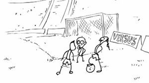 VIDEO SUPER TARE** Ronaldo și Ronaldinho se luptă pentru titlul de "cel mai bun fotbalist"! Colina arbitrează, dar marea SURPRIZĂ‚ vine pe final :))