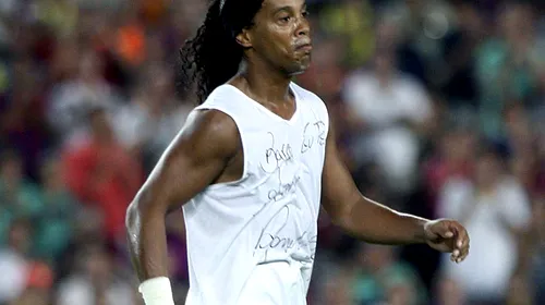 Ronaldinho, tentat și el de „petrodolarii” arabilor!** În iarnă ar putea ajunge în Emirate