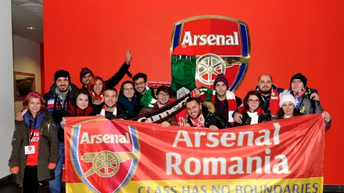 Arsenal are un fan club cu sute de membri în România, iar suporterii visează la o finală de Europa League cu rivala Manchester United: „Asta facem în cinstea primilor zece ani” | SPECIAL