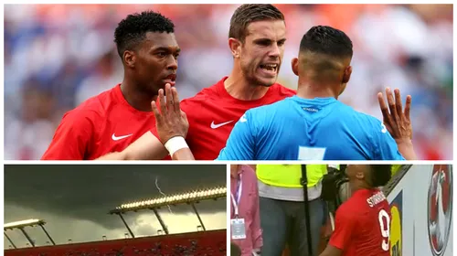 Amical cu incidente între Anglia și Honduras (0-0). VIDEO | Partida a fost întreruptă 30 de minute din cauza fulgerelor. Sturridge, lovit de o sticlă