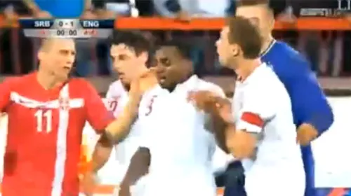 VIDEO** Englezii, ținta scandărilor rasiste! Momente ULUITOARE la meciul U21 Serbia – Anglia 0-1