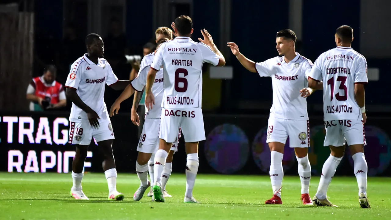 🚨 FK Csikszereda – Rapid București 0-2, în etapa 3 din Superliga. Echipa lui Costel Gâlcă rămâne fără gol primit în deplasare