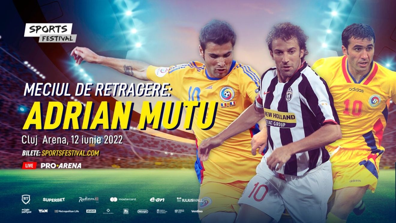 S-au făcut echipele pentru meciul de retragere al lui Adrian Mutu! Jimmy Floyd Hasselbaink și Alberto Gilardino, ultimii care s-au alăturat numărului impresionant de vedete care vin pe Cluj Arena