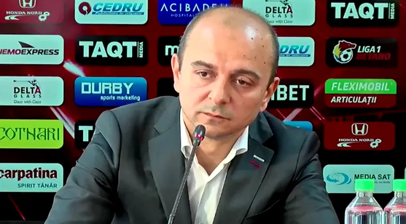 Președintele lui Dinamo, replică extrem de dură pentru cei de la Sepsi: 