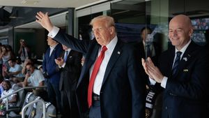 Donald Trump, intrare de miliardar adevărat la finala Mondialului Cluburilor. Cum și-a făcut apariția președintele magnat
