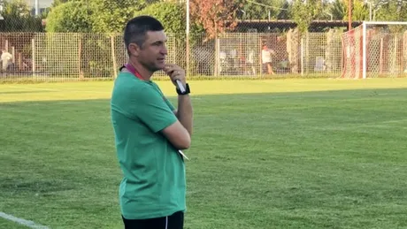 Andrei Cristea și-a luat la revedere de la jucători și urmează să antreneze pentru prima dată în Liga 2