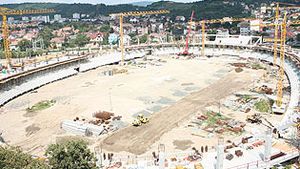 Pe ultima sută de metri! Trei variante pentru amenajarea gazonului pe noul stadion din Cluj