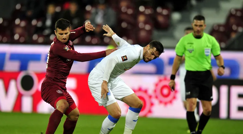 Craiova nu scapă de blestem, FCSB se bucură. Cronica meciului CFR - U Craiova 0-0, cu Mitriță în rol negativ