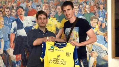 Paul Papp a marcat primul său gol pentru Chievo într-un meci de pregătire