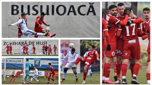 Aproape de istorie. ”U” Cluj s-a distrat la Huși, cu Hușana, și fără Gabi Tamaș, dar 8-2 n-a fost diferența cea mai mare la care au câștigat ”Șepcile roșii”