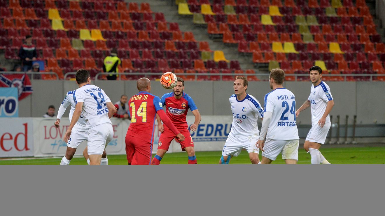 N-au profitat de înfrângerea Astrei. Steaua - Pandurii 1-1. Răduț a deschis scorul, Muniru a egalat. Cele două echipe rămân pe podium, la egalitate de puncte