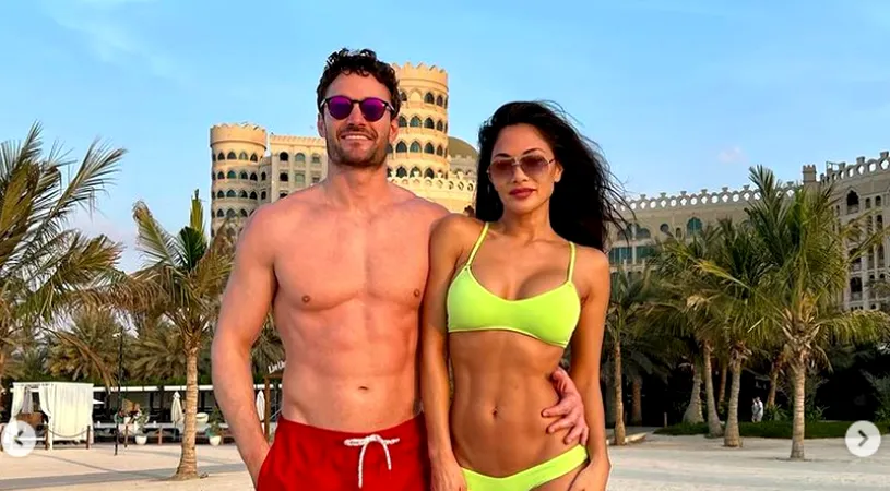 Nicole Scherzinger și iubitul său, fostul rugbist Thom Evans, vacanță de vis la Dubai! Cântăreața și-a etalat corpul superb pe plajă | GALERIE FOTO