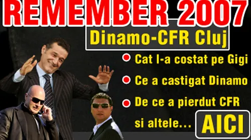 Remember Dinamo – CFR Cluj