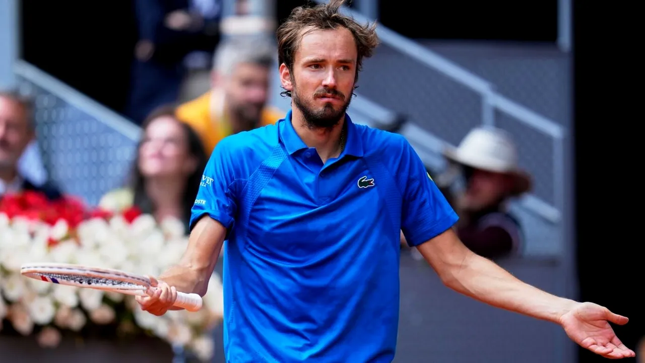 „E ca un ceai. Fierbe din ce în ce mai tare”. Rusul Daniil Medvedev a spus de ce se ceartă mereu pe terenul de tenis