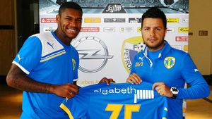 Fanii l-au adus la Ploiești. Gerson, impresionat de atmosfera de pe 'Ilie Oană': "Vreau să câștig tot cu Petrolul"