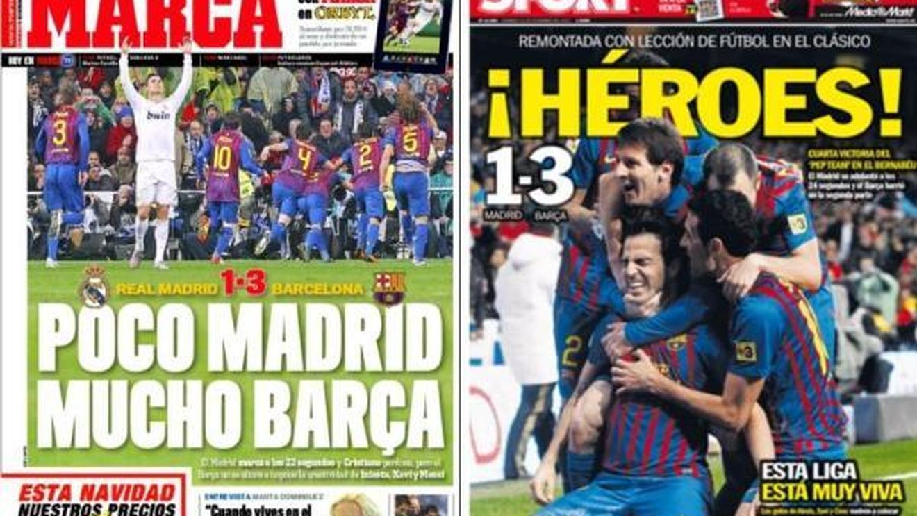 Realul este la pământ: "Puțin Madrid, multă BarÃ§a!"** Pep e în gardă, Mourinho anunță revanșa finală: "Până la Crăciun vom fi lideri"