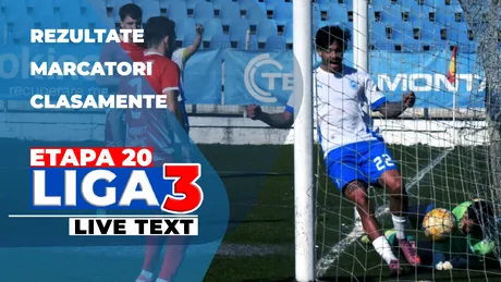 Etapa 20 Liga 3 | Mediașul, mai bun decât Sibiul! Știința Poli Timișoara s-a întors doar cu un punct din județul Arad, Sănătatea și Minaur au fost egale. Scorul zilei, încasat de Progresul Spartac