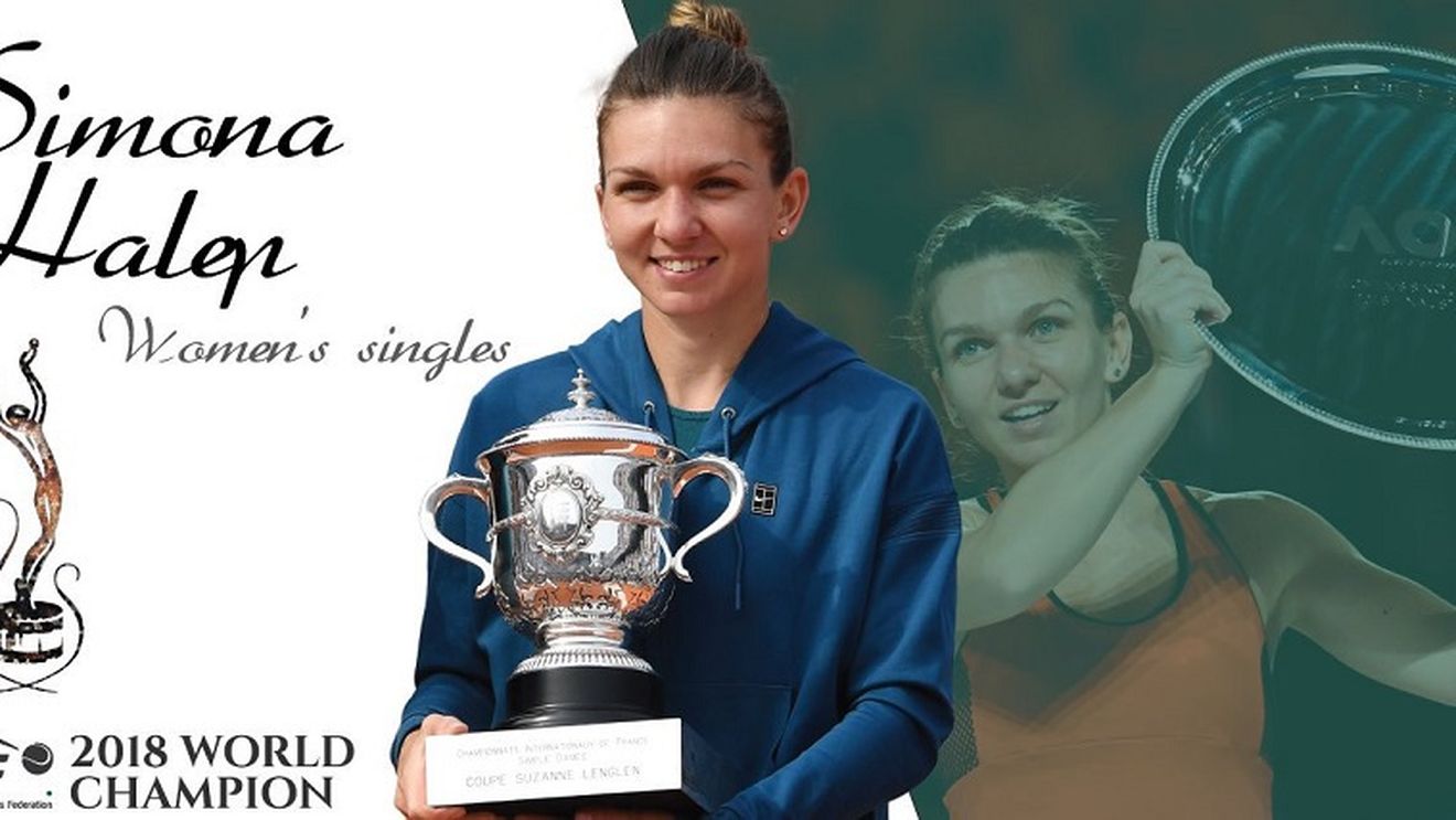 Simona Halep, premiată la Paris. FOTO | Românca a primit distincția pentru cea mai bună tenismenă din 2018