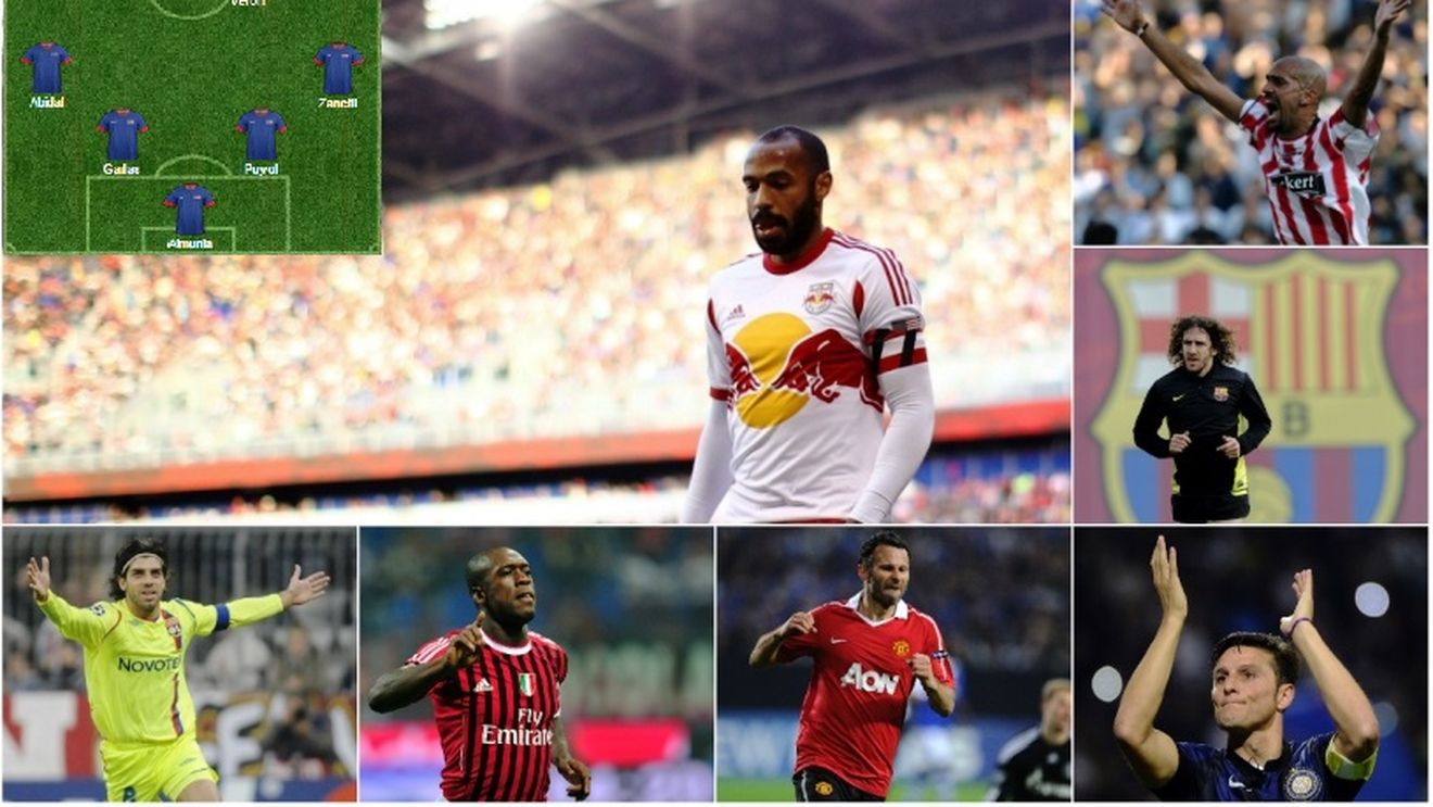 Zanetti, Puyol sau Henry: Pe cine ai mai fi vrut să vezi pe teren? Primul "11" al legendelor care s-au retras din fotbal în 2014