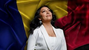 Andra a citit imnul de pe tabletă și a stâlcit un cuvânt, iar Radu Paraschivescu dă verdictul despre cântăreață