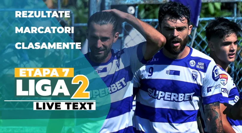 Etapa 7 Liga 2 | Știința Poli s-a chinuit acasă cu Ștefăneștiul, Slatina rămâne lider. SC Popești Leordeni își continuă parcursul senzațional, CS Dinamo pune în cont încă un eșec la scor
