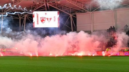 Dinamo și UTA speră, joi, în reducerea sancțiunii la recurs. Motivarea deciziei Comisiei de Disciplină scoate la lumină un detaliu șocant. „Câinii” „și-au dat acordul” ca Sud Steaua să intre la meciul cu arădenii! Detalii uluitoare din spatele pedepsei! Roș-albii au angajat un avocat specializat în dreptul sportului. EXCLUSIV