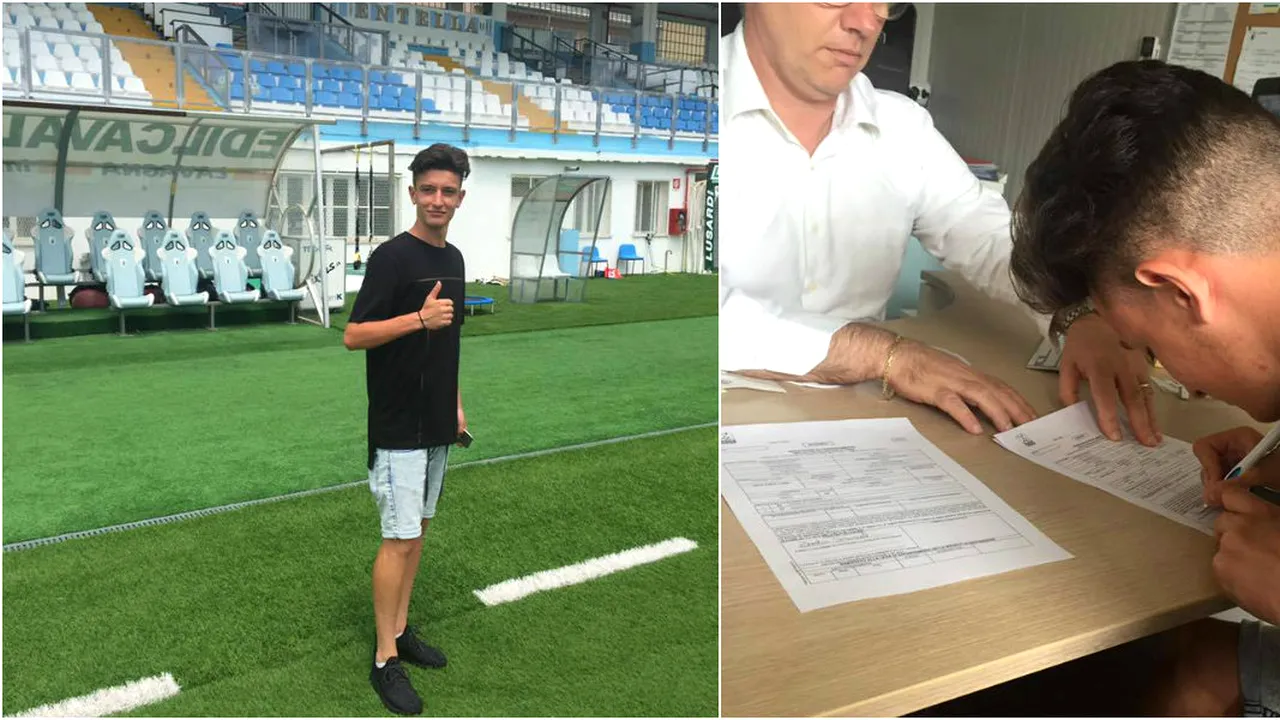 Încă un român în Serie B! S-a format la juniorii lui Inter Milano, iar astăzi a semnat primul contract de profesionist