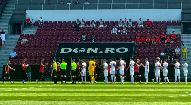 CS Gloria Bistrița a învins CFR Cluj chiar în Gruia, în ultimul amical al echipei din prima ligă înainte de startul sezonului. Echipa din Liga 2 și-a prezentat deja lotul și are un nume surpriză