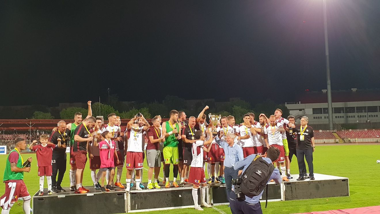 Steaua - Rapid 1-3. Giuleștenii au reușit eventul în fața rivalei roș-albastre! Urmează barajul de promovare. FOTO | Cum s-au bucurat Daniel Niculae & Co la final