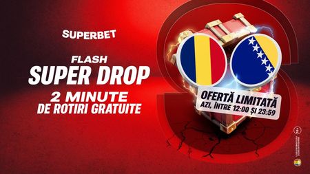 (P) Un nou Super Drop la Superbet, pentru o săptămână de top