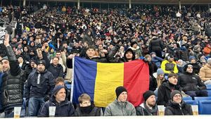 Imagini senzaționale din tribune! Cum a fost pe stadionul din Sinsheim, la Hoffenheim - FCSB 0-0