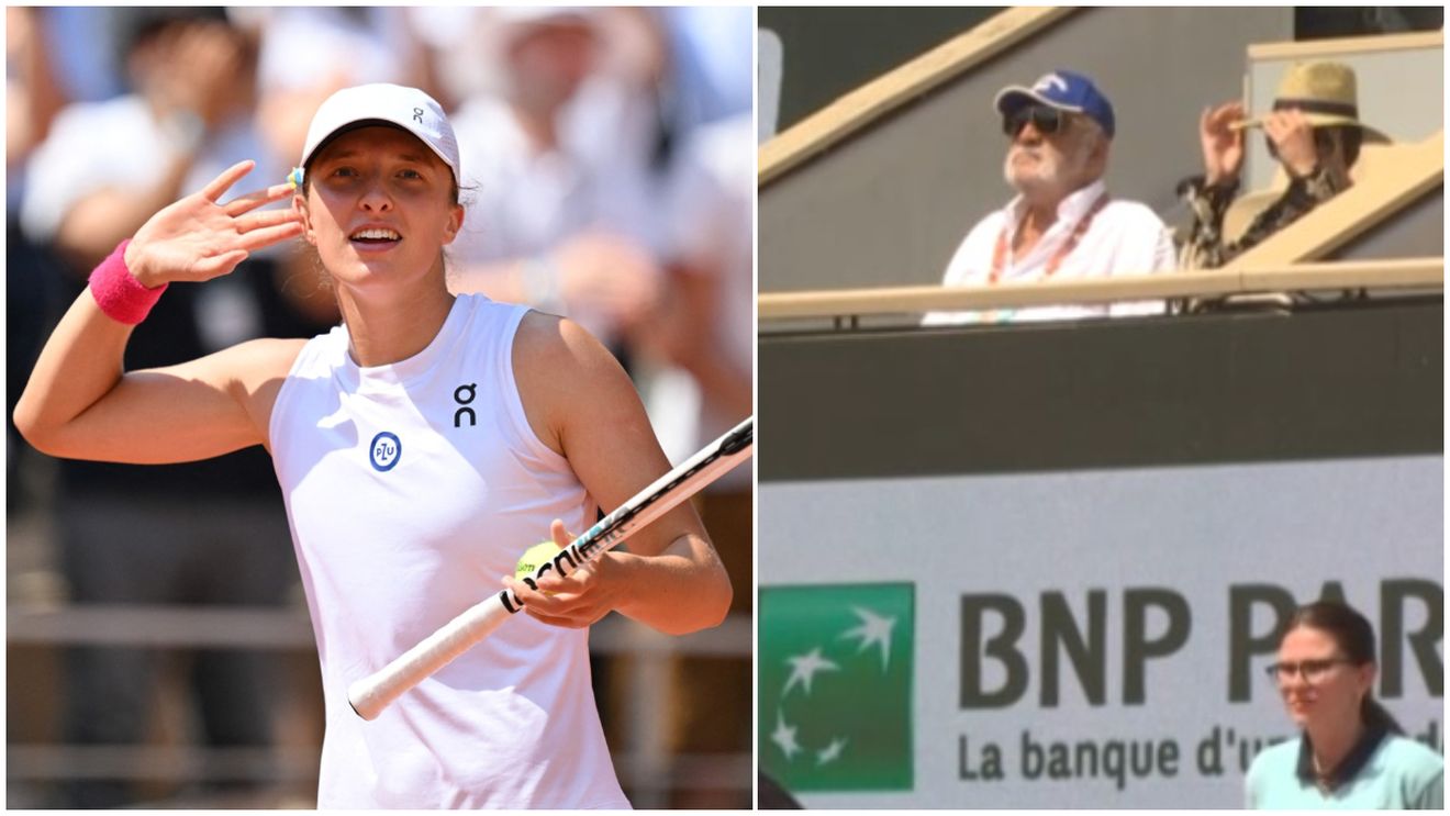 Ion Țiriac, lăsat perplex de Iga Swiatek la meciul cu Coco Gauff de la Roland Garros! Cum a fost surprins magnatul român în loja pentru care plătește o avere | FOTO