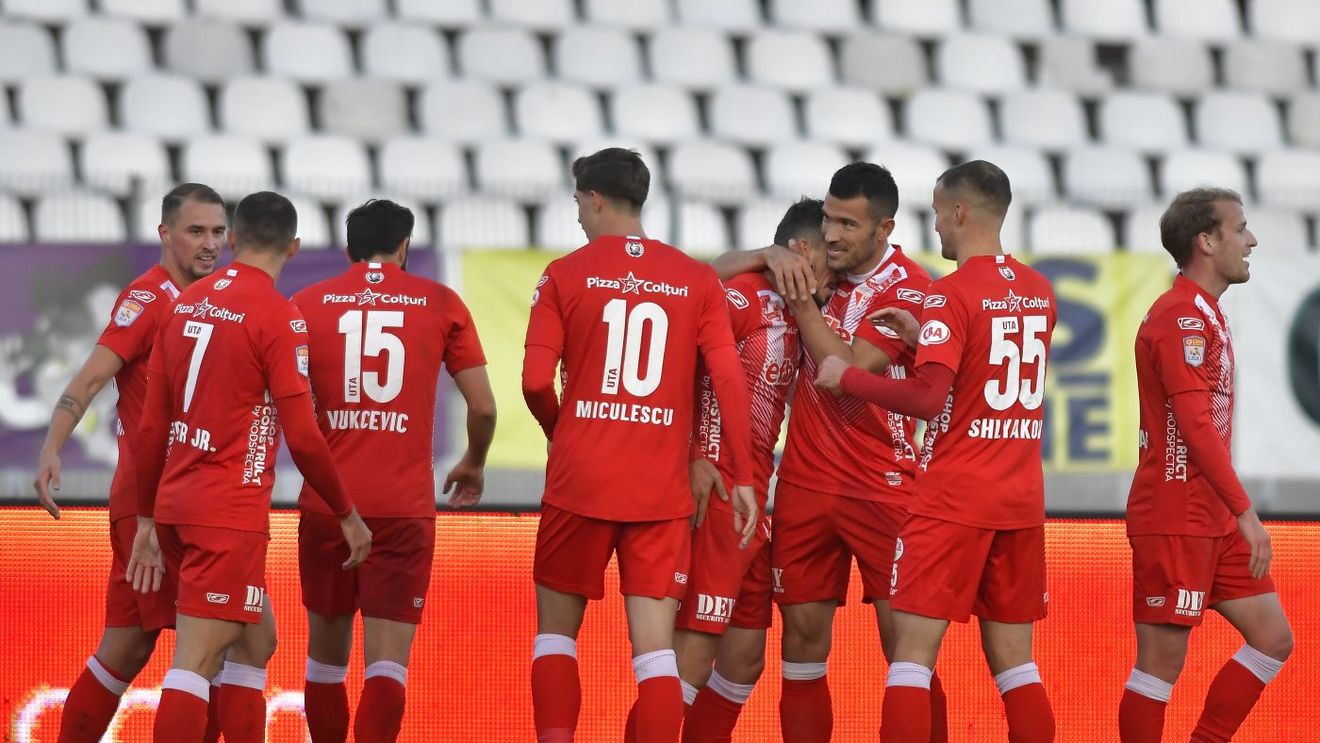 Clinceni - UTA 0-3. Oaspeții au făcut show la București, iar echipa lui Ionuț Chirilă rămâne fără victorie în Liga 1