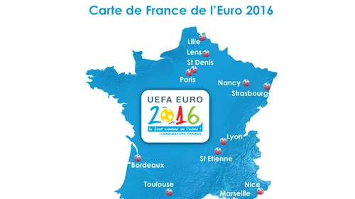 FOTO DE SENZAȚIE** Federația Franceză a anunțat arenele pe care se vor disputa partidele de la EURO 2016