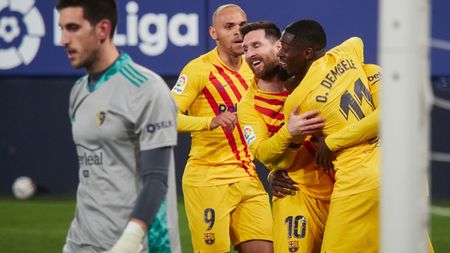Osasuna - Barcelona 0-2, Video Online. Leo Messi a dat recital și s-a remarcat cu un assist superb. Catalanii, gata de un meci mare cu PSG