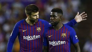 Anunț-șoc venit de pe Camp Nou: FC Barcelona negociază cu Samuel Umtiti rezilierea contractului!