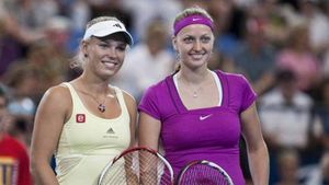 O jucătoare importantă, aproape eliminată de la Turneul Campioanelor. Cum s-a terminat meciul Wozniacki - Kvitova