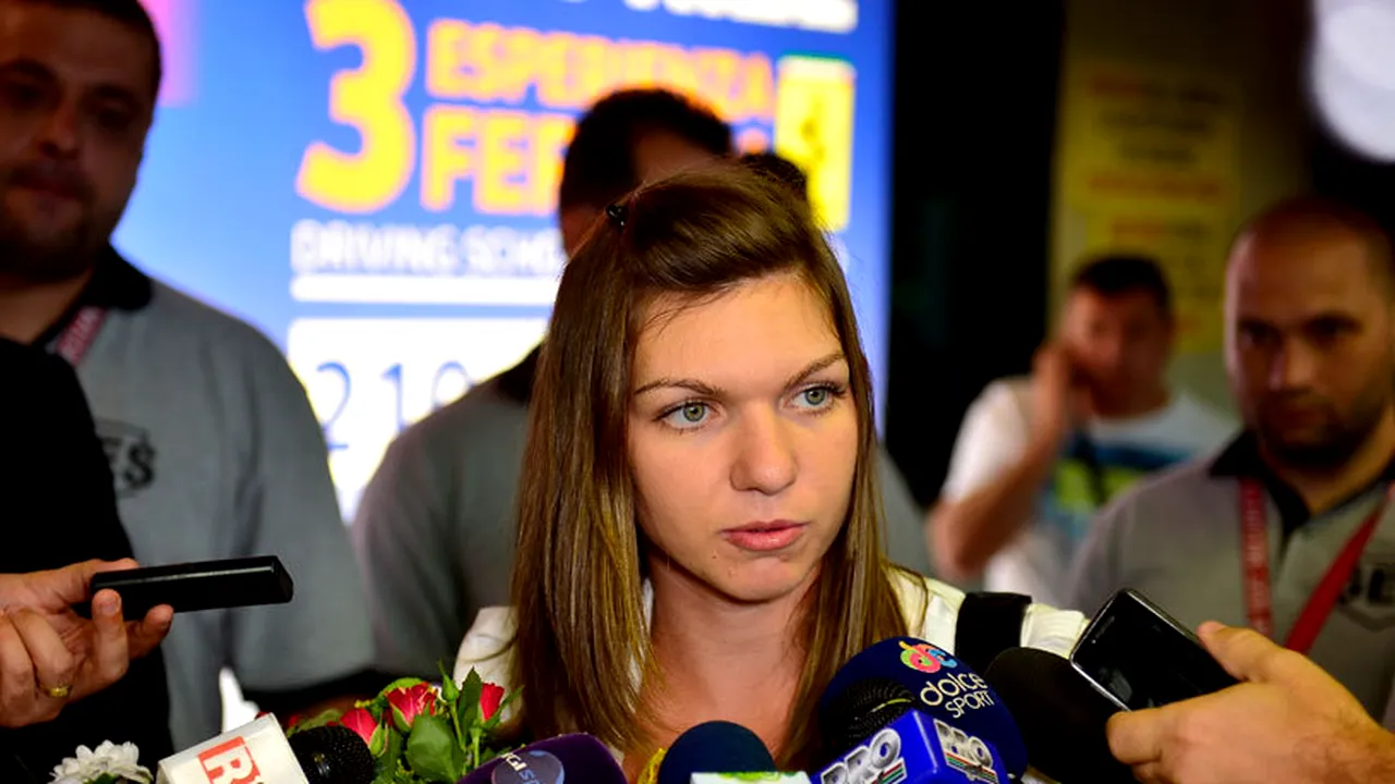 Simona Halep a revenit în România: 