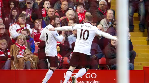 Rooney, decisiv în derby-ul Liverpool – Manchester United 0-1! „Diavolii” s-au impus după un meci sub așteptările fanilor