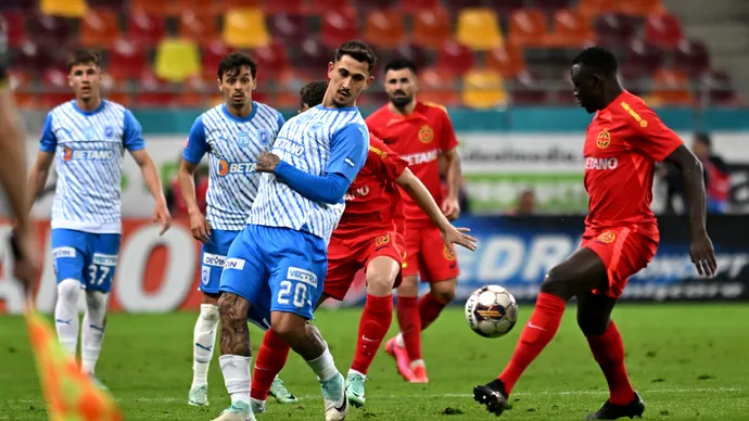 Universitatea Craiova – FCSB 2-0, în a 8-a etapă a play-off-ului din Superliga. Echipa olteană urcă pe locul 2 în clasament, înaintea lui CFR Cluj