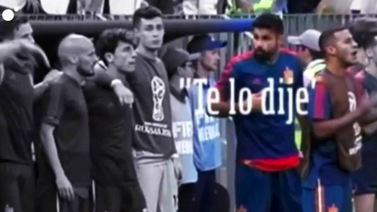 FOTO & VIDEO | Diego Costa nu s-a putut abține în timp ce Spania era eliminată de la Mondial: "Ți-am spus eu!". Reacție ciudată a atacantului