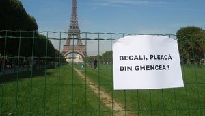 Senzație! Becali contestat** în Norvegia și la Turnul Eiffel!
