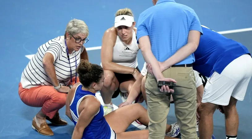 Momente dramatice la revenirea lui Angelique Kerber în circuitul WTA! Prietena Simonei Halep a jucat primul meci după o pauză de un an și jumătate, la United Cup. VIDEO