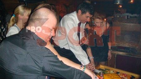 FOTO/ De ziua lui, Borcea a petrecut cu Mircea Sandu