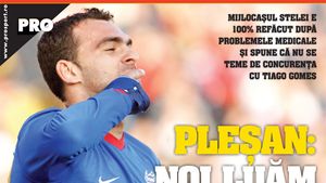 Pleșan: „Noi vom fi campioni!"